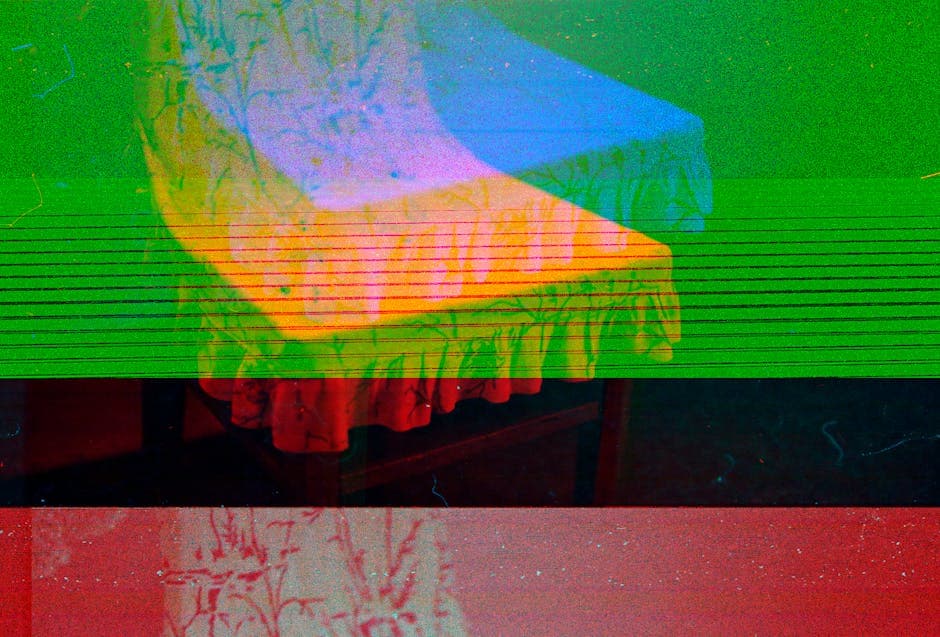 Glitch Deco visual inspiration with led lighting