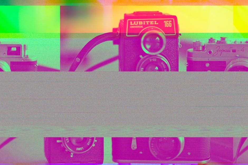 Glitch Deco aesthetic example featuring distorted glass