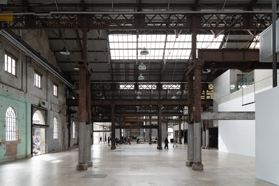 Adaptive Reuse Industrial Architecture visual inspiration with wood