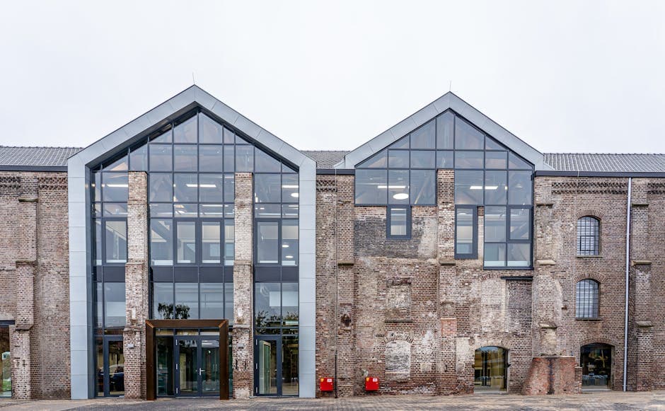 Adaptive Reuse Industrial Architecture architecture example featuring steel