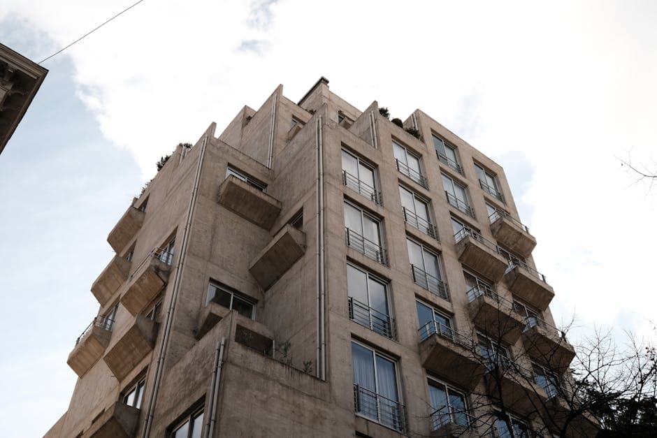 Brutalist Parametric Architecture architecture example featuring glass