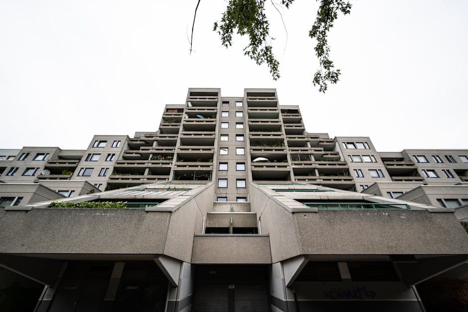 Brutalist Parametric Architecture architecture idea with stone