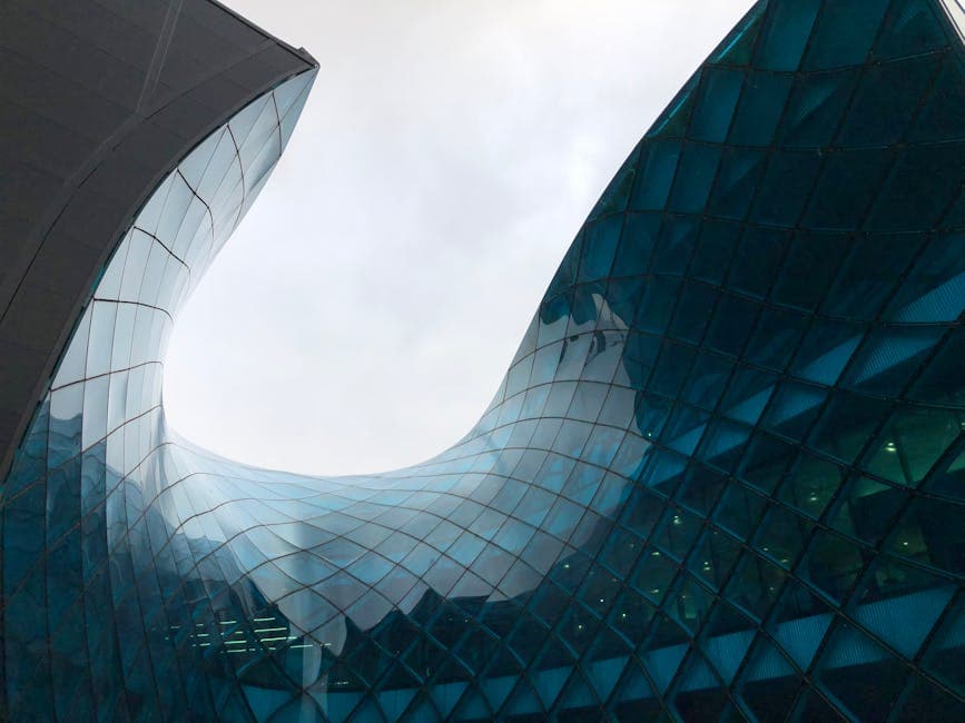 Fractal Futurism Architecture architecture idea with dynamic patterns
