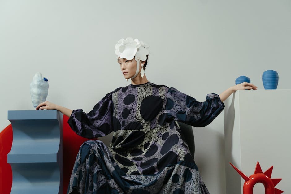Avant-Garde Deconstructionist outfit idea with linen