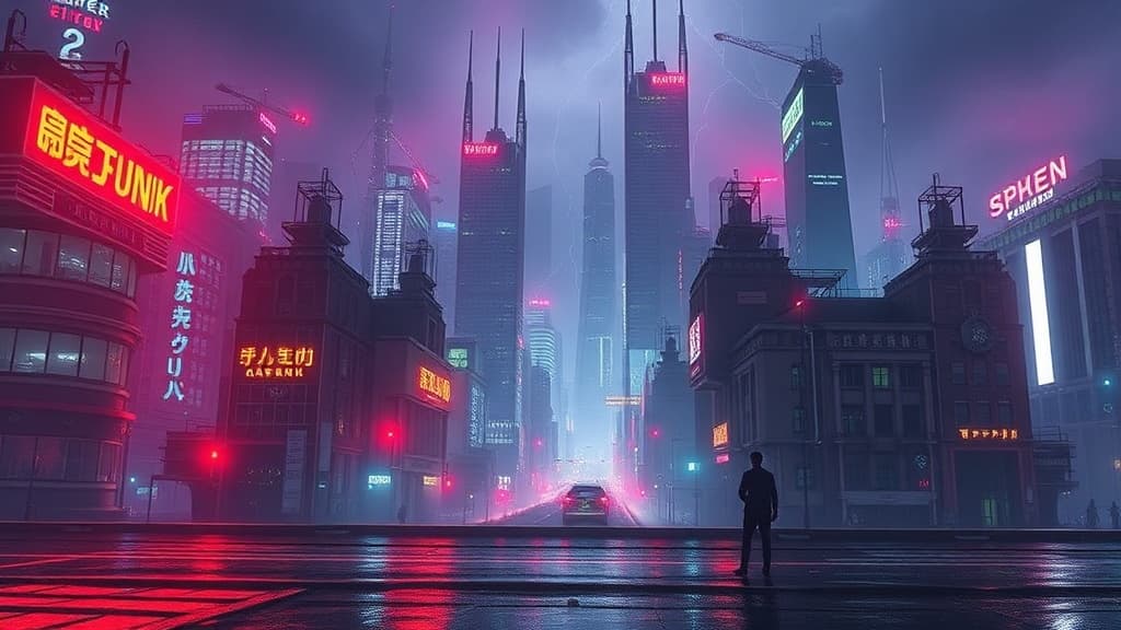 Cyberpunk Deco aesthetic example featuring neon lighting (7)