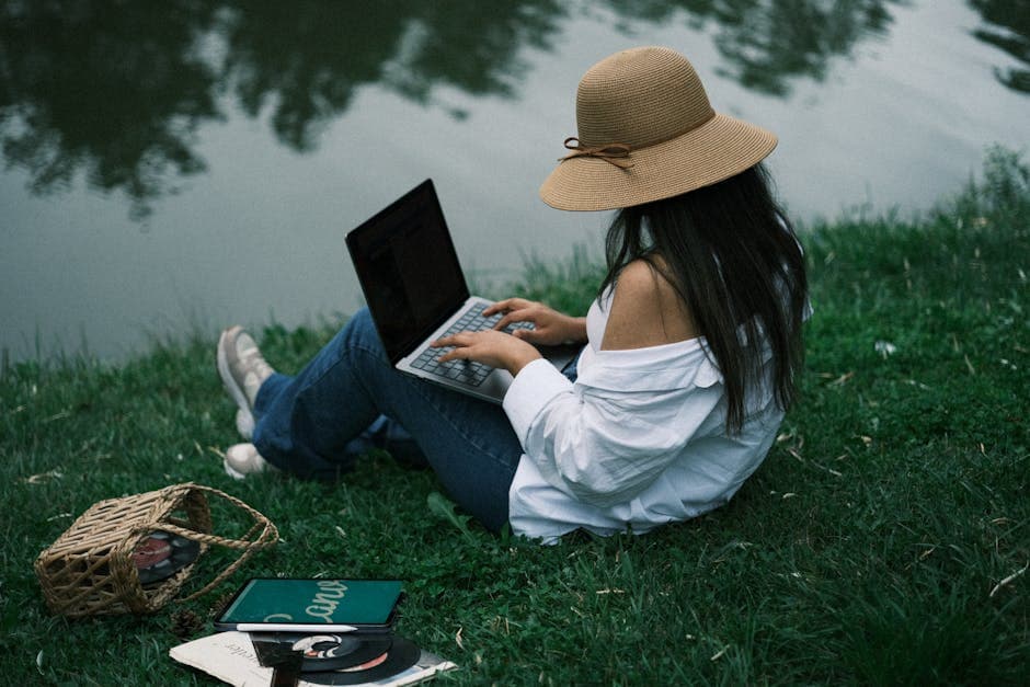 Digital Nomad Bohemian aesthetic example featuring cotton