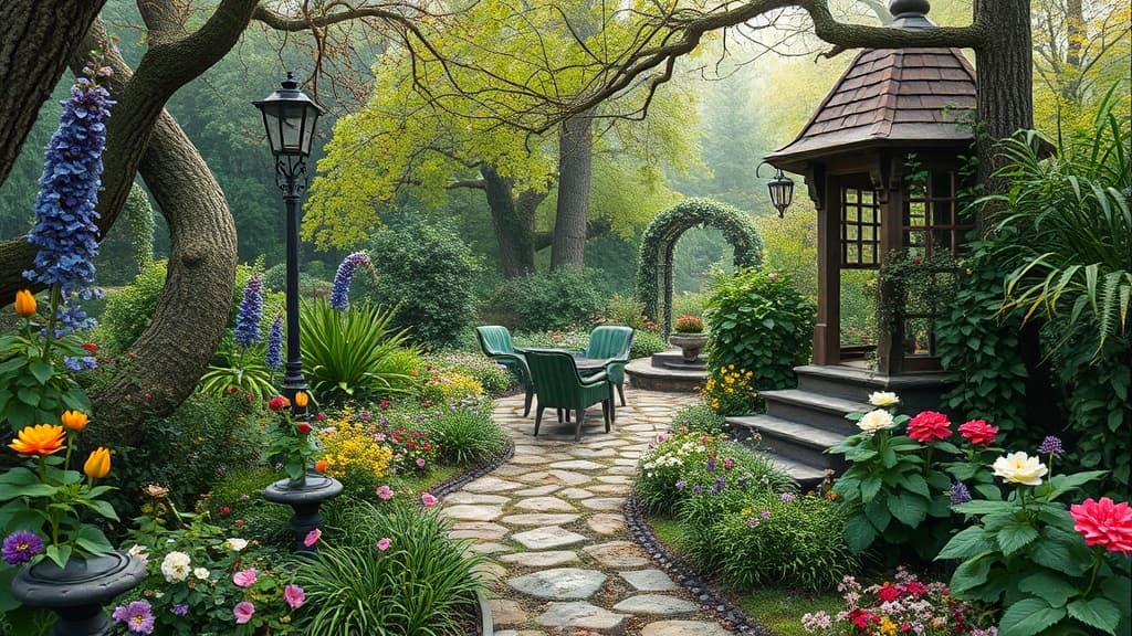 Enchanted Botanical Gothic moodboard image showing wrought iron (6)