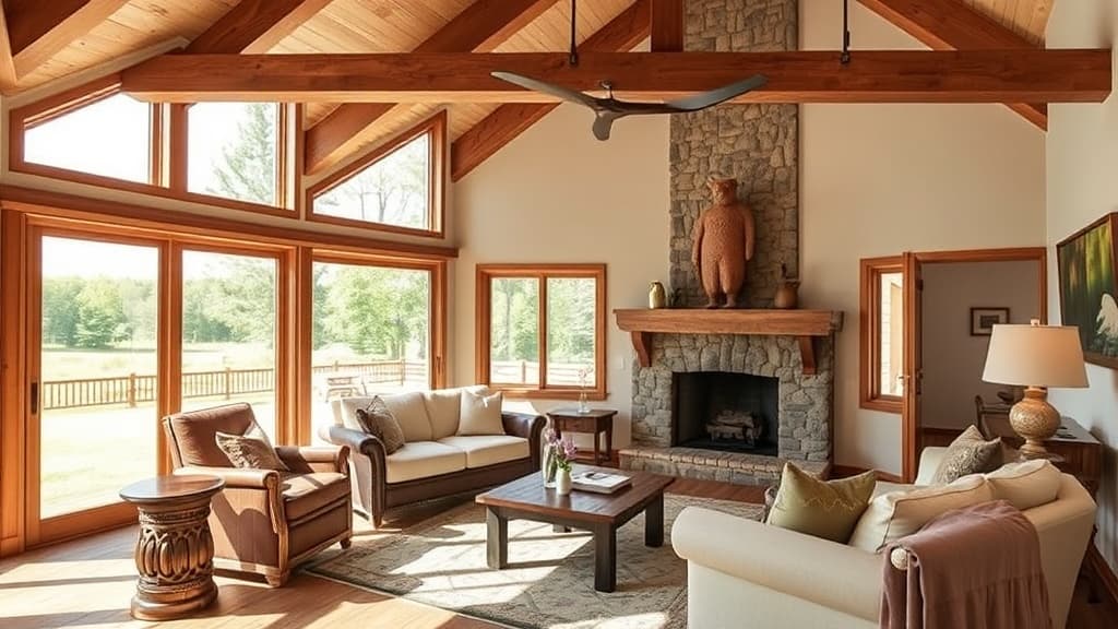 Equine Deco Ranch aesthetic idea with leather