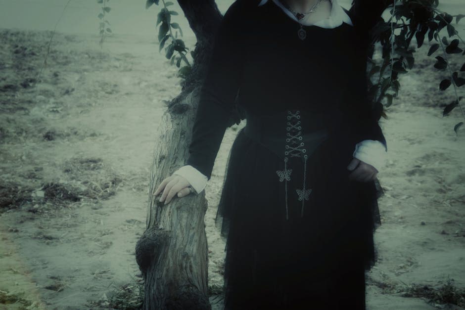 Ethereal Gothic aesthetic idea with velvet