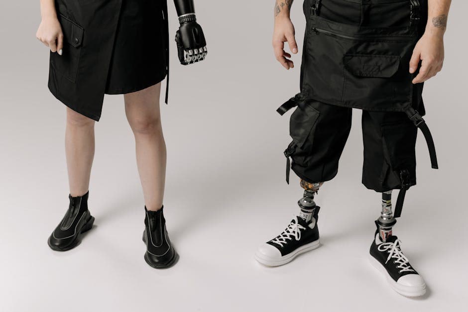 Cyber Renaissance Fashion outfit example featuring carbon fiber
