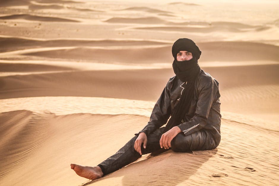 Dieselpunk Desert Nomad moodboard image showing leather