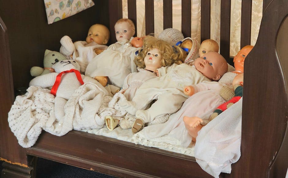 Haunted Dollhouse Chic aesthetic example featuring aged wood