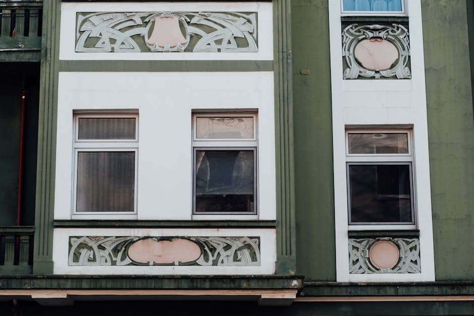 Neo-Deco Nouveau aesthetic idea with silk