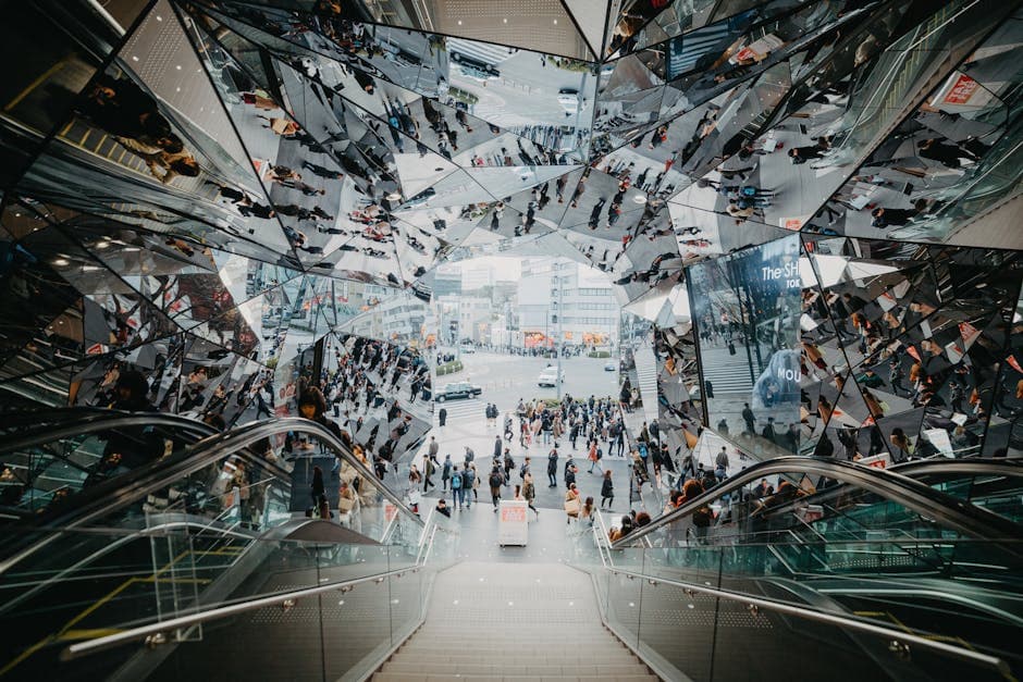 Neo-Shibuya Design visual inspiration with led screens