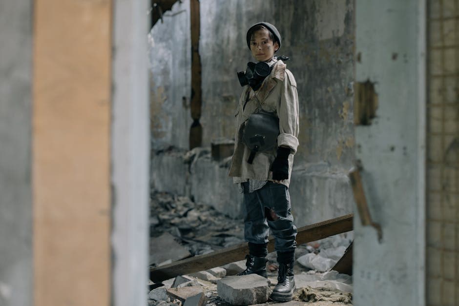 Post-Apocalyptic Ballerina moodboard image showing shredded silk