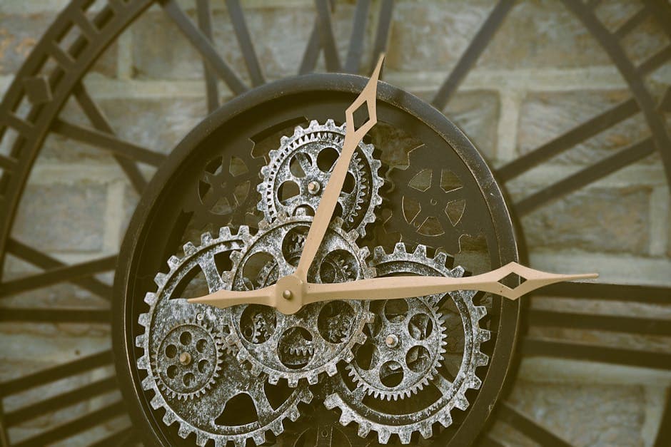 Steampunk Victoriana moodboard image showing aged leather