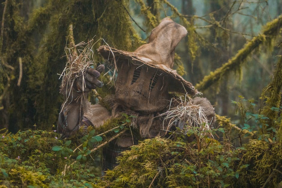 Brutalist Enchanted Forest visual inspiration with stone