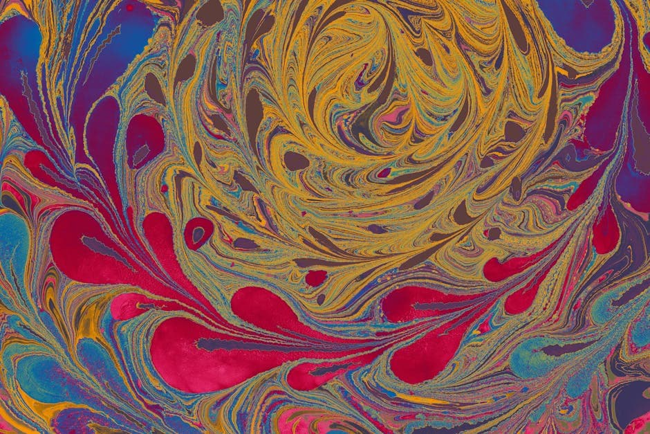 Psychedelic Cyberdelia aesthetic idea with fractal patterns (9)