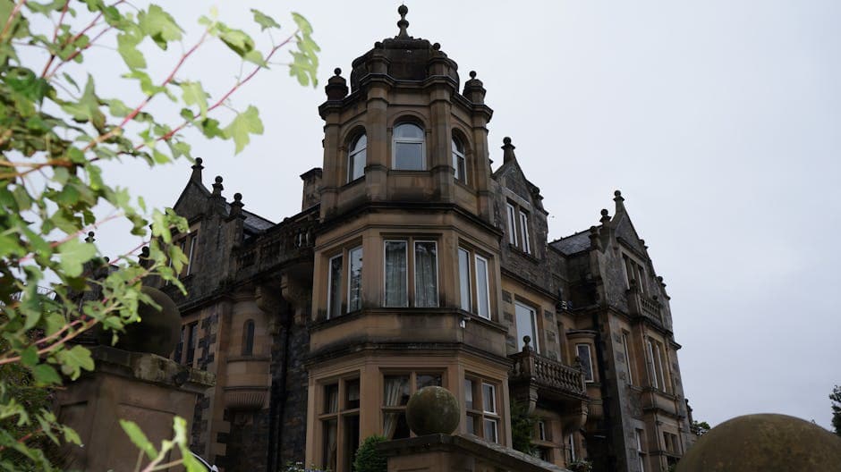 Victorian Gothic Revival aesthetic example featuring brocade